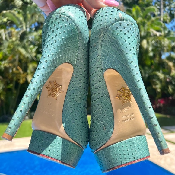 Charlotte Olympia Python Heels - Picture 3 of 15